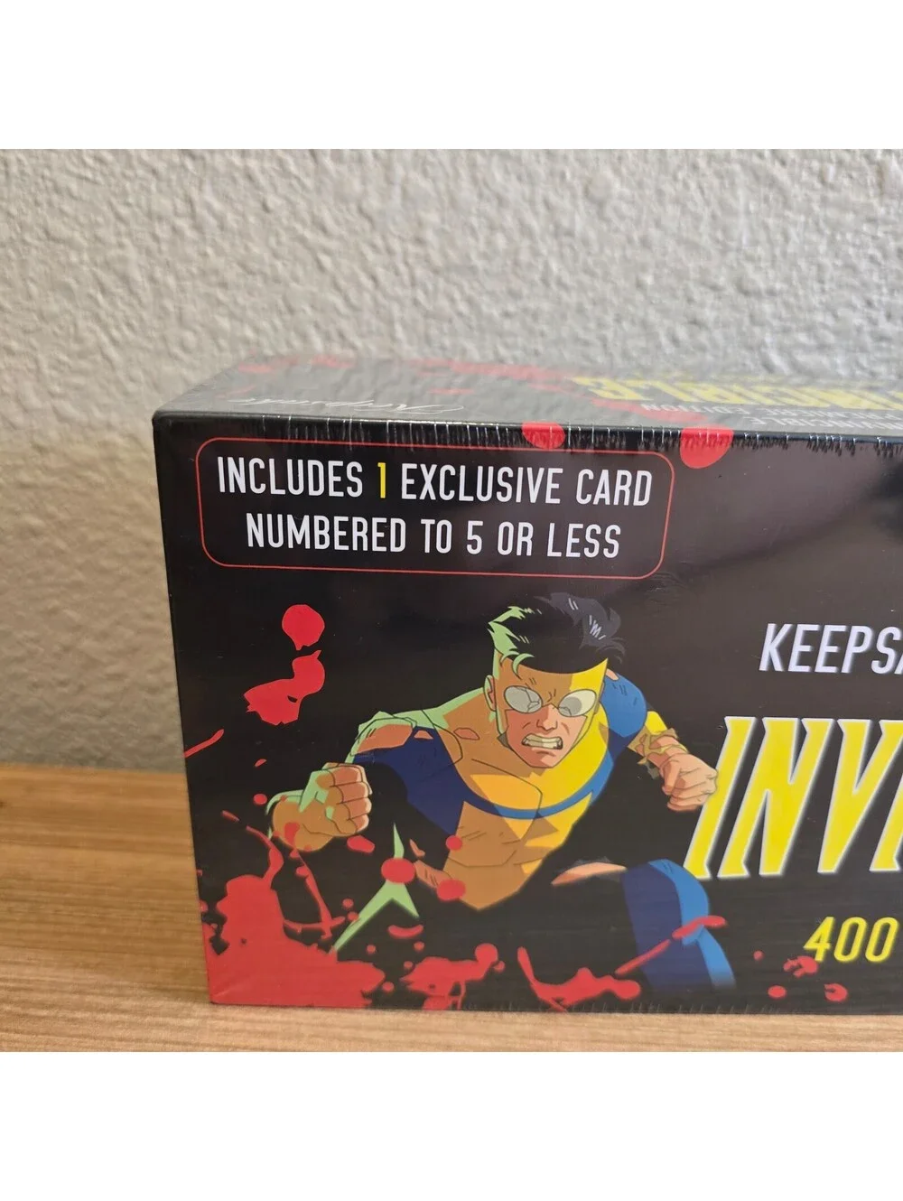 SDCC 2026 Exclusive Keepsake Invincible 2nd Edition Blood Splatter 400 Card Set